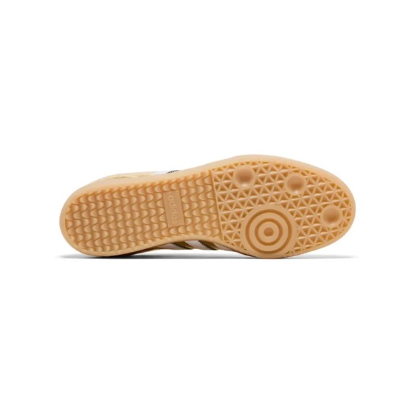 Adidas Samba OG Women's Size 7.5 Cracked Leather Gold Sneakers KI5719 NEW - Picture 7 of 7